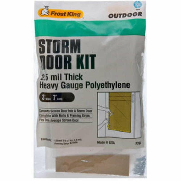 Thermwell Products P784H 3 x 7 ft. Mil Exterior Storm Door Cover 295683